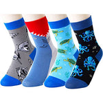 Funny Boys Socks Boy Animal Socks Gifts for 4-7 Years Old Boys, Best Gifts for Your Brother, Son, Grandson On Birthdays, Holidays, Children's Day Gifts, Christmas Gifts
