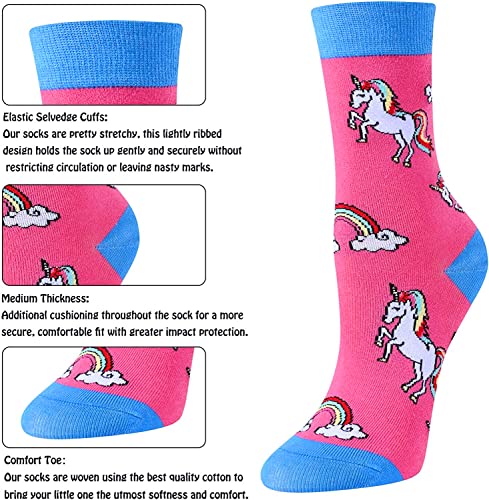 Unicorn Gifts for Toddler Girls Who Love Unicorn Unique Presents for Children Cute Girl's Unicorn Socks Baby Gifts for 1-4 Years Old Girls