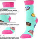 Girl's Crazy Crew Wacky Food Socks Gifts for Food Lovers-5 Pack