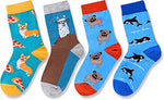 Funny Boys Socks Boy Animal Socks Gifts for Animal Lovers, Best Gifts to Your Son, Birthday Gifts, Costume Parties Gifts, Christmas Gifts, Gifts for 7-10 Years Old Boys