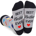 Crazy Funny Novelty Silly Gifts Socks for Brother, Present for Brothers, Unique Gifts for Brothers Men Him, Best Brother Ever Father's Day Gifts Birthday Gifts
