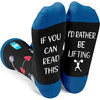 Men's Novelty Funny Weight Lifting Socks Gifts For Weight Lifting Lovers