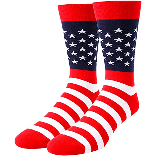 Patriots Socks, American Flag Socks, Men's Independence Day Gifts, 4th of July Socks, American Flag-themed Gifts, 4th of July Gift for him, Patriots Gifts For Men