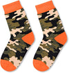 Boys Camo Socks Print, Camouflage Socks, Cute Socks, Cool Socks, Socks Gift, Hunting Socks, Camo Gear, Gifts For Kids 4-7 Years Old Boys