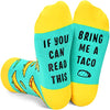 Novelty Taco Gifts for Kids, Birthday Gift for Boys Girls, Funny Food Socks, Teenages Taco Socks, Gift for Children, Funny Taco Socks for Taco Lovers, Gifts for 7-10 Years Old