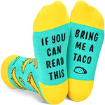 Novelty Taco Gifts for Kids, Birthday Gift for Boys Girls, Funny Food Socks, Teenages Taco Socks, Gift for Children, Funny Taco Socks for Taco Lovers, Gifts for 7-10 Years Old