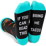 Men's Taco Socks, Mexican Theme Socks, Taco Gifts, Taco Lover Presents, Great Gifts For Men, Guys Socks, Taco Tuesday,  Fast Food Socks