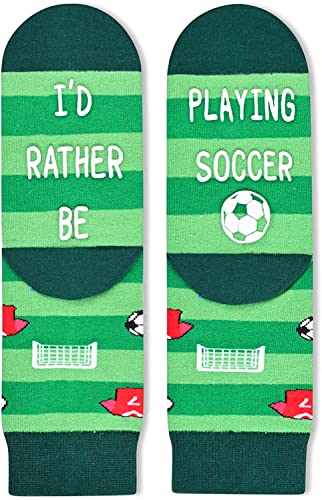 Novelty Soccer Socks For Boys Girls, Funny Soccer Gifts, Ball Sports Lover Gift, Unisex Pattern Socks for Kids, Funny Socks, Cute Socks, Fun Soccer Themed Socks, Gifts for 7-10 Years Old