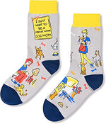 Funny Saying Dog Gifts for Women,I Just Want To Be A Stay At Home Dog Mom,Novelty Dog Socks