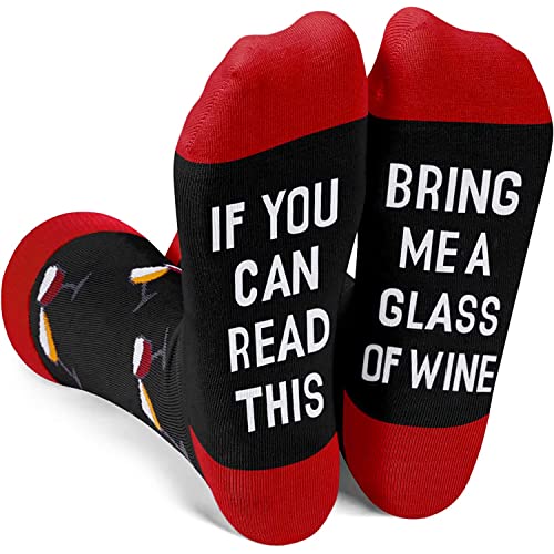 Unique Wine Socks Ideal Gifts for Drinkers Funny Wine Gift for Women, Wine Lover Gift