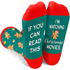 Men's Fun Mid-Calf Knit Crazy Gingerbread Socks Christmas Gifts
