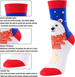 Funny Children Christmas Socks, Holiday Socks for Boys Girls 4 5 6 7 Years Old, Santa Socks, Stocking Stuffers, Novelty Christmas Gifts for Kids, Best Secret Santa Gifts, Xmas Gifts