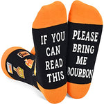 Unisex Bourbon Lover Gift Unique Bourbon Socks Funny Bourbon Gift for Men Women, Ideal Gifts for Bourbon Lovers and Drinkers