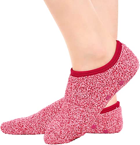 Fuzzy Anti-Slip Socks for Women Girls Non Slip Slipper Socks with