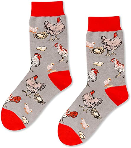 Unique Chicken Gifts, Unisex Chicken Socks for Men and Women, Best Gift for Chicken Lovers