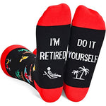 Unisex Funny Retirement Socks, Ideal Retirement Gift for Him/Her, Perfect Retirement Gifts for Men Women, Gifts for Retirees, Ready for the Retirement Party