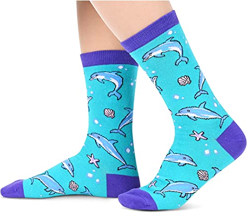 Aqua Blue Fluffy Socks – Lazy Dolphins