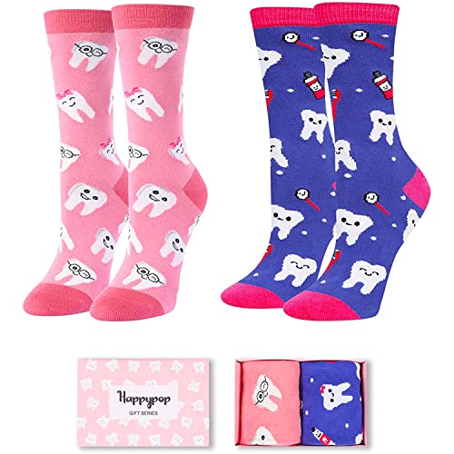 Dental School Graduation Gifts, Tooth Socks, Teeth Socks for Women, De ...