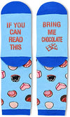 Women's Funny Non-Slip Cute Chocolate Socks Gifts for Chocolate Lovers