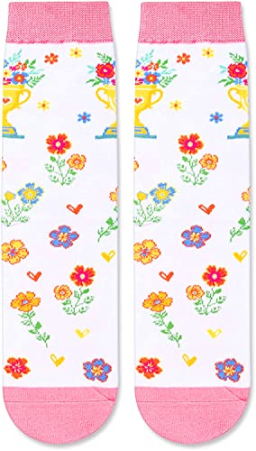 Unisex Crazy White Best Mom Ever Socks Novelty Mum Gifts
