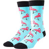 Funny Flamingo Gifts for Men Who Love Flamingo, Unique Gifts for Him Men's Flamingo Socks