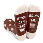 Women's Novelty Non-Slip Cool Coffee Socks Gifts for Coffee Lovers