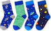 Funny Boys Socks Boy Space Socks Gifts for 7-10 Years Old Boys, Best Gifts for Your Brother, Son, Grandson On Birthdays, Holidays, Children's Day Gifts, Christmas Gifts