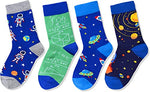 Funny Boys Socks Boy Space Socks Gifts for 7-10 Years Old Boys, Best Gifts for Your Brother, Son, Grandson On Birthdays, Holidays, Children's Day Gifts, Christmas Gifts