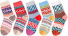 5 Pairs Women Wool Socks, Warm Cabin Nordic Socks, Vintage Socks, Thick Knit Cozy Socks Winter Socks for Women Gifts