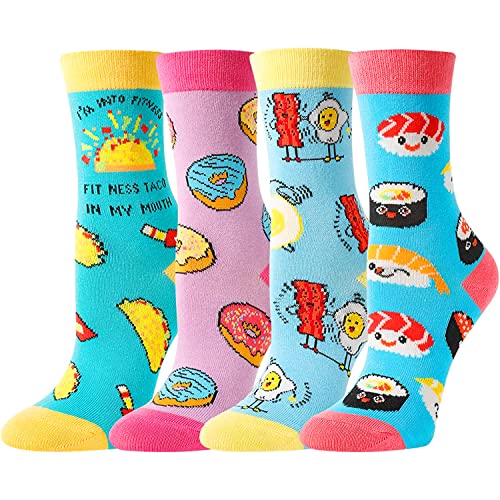 Crazy Kids Socks Funny Food Socks Gifts for Boys Girls, Best Gifts for Children  4 5 6 7 Years Old Food Gifts, Birthdays, Holidays, Children's Day Gifts, Christmas Gifts