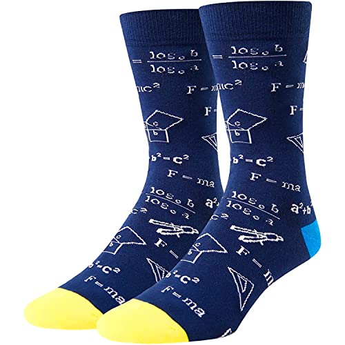 Men's Math Socks, Ideal Gifts for College & High School Students, Phys ...