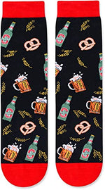 Unisex Funny Saying Socks for Women Men, I'd Rather Be Drinking Beer Socks, Novelty Gifts for Beer Drinkers