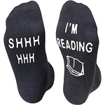 Reading Gifts, Cool Socks for Women Men Teens, Book Socks, Funny Book Lovers Gifts, Silly Socks, Book Gifts for Students, Surprise Gift