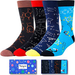 Funny Math Socks for Men, Novelty Men's Engineer Socks, Best Gifts for Math Teachers, Math Lovers, Perfect for Father's Day, Thanksgiving, Teacher's Day Gifts