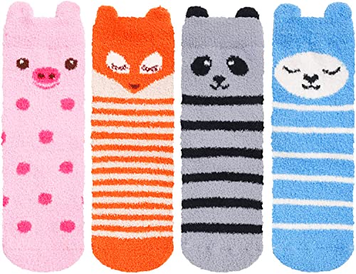 Women Socks Soft Fluffy Cozy Floor Bed Socks Casual Winter Birthday Gift for her
