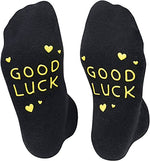 Women's Funny Towel Non-Slip Black Thick Cute Cheer Socks Strong Women Gifts