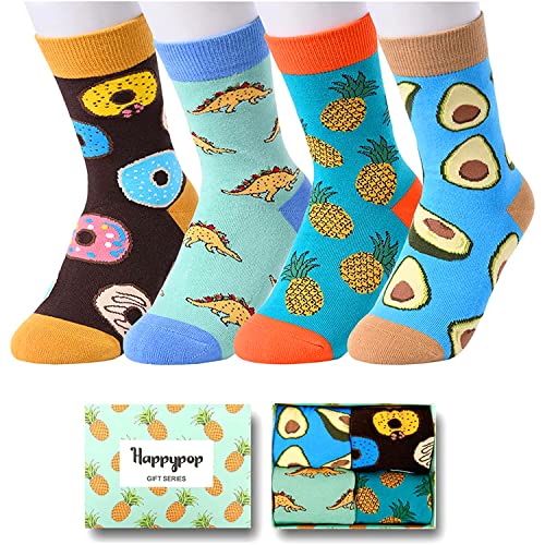 Funny Boys Socks Boy Food Socks Gifts for 4-7 Years Old Boys, Best Gifts for Your Brother, Son, Grandson On Birthdays, Holidays, Children's Day, Christmas