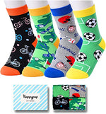 Funny Boys Socks Boy Ball Sports Socks Gifts for 4-7 Years Old Boys, Best Gifts for Your Brother, Son, Grandson On Birthdays, Holidays, Children's Day Gifts, Christmas Gifts