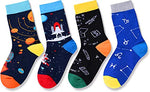 Funny Boys Socks Boy Space Socks Gifts for Boys 7-10 Years Old Boys, Best Gifts for Your Brother, Son, Grandson On Birthdays, Holidays, Children's Day Gifts, Christmas Gifts