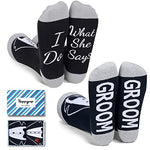 Groom Socks, Funny Groom Gifts, Unique Wedding Gifts, Novelty Wedding Socks, Gift Ideas for Him, Engagement Gifts, Bachelorette Gift, Newlywed Gifts
