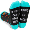 Women's Taco Socks, Mexican Theme Socks, Taco Gifts, Taco Lover Presents, Great Gifts For Women, Ladies Socks, Taco Tuesday, Mothers Day Gifts, Food Socks
