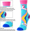 Unicorn Fan Gifts for Girls Trendy Unicorn Gifts for Children Fun Girls' Novelty Unicorn Socks, Gifts for 4-7 Years Old Girls