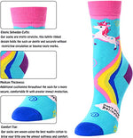 Unicorn Fan Gifts for Girls Trendy Unicorn Gifts for Children Fun Girls' Novelty Unicorn Socks, Gifts for 4-7 Years Old Girls