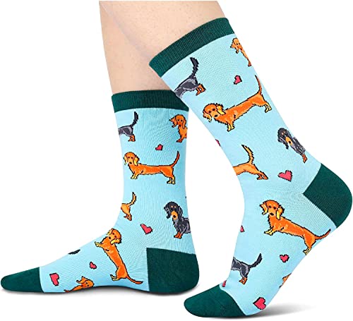 Men's Wiener Dog Hot Dog Socks