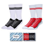 Novelty Crew Socks for Men, Funny Socks That Look Like Shoes, Sneaker Socks, Best Gift for Him, Ideal for Father's Day Gifts