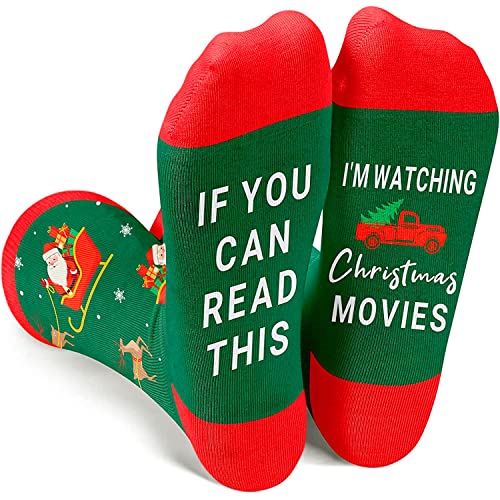 Funny Christmas Gifts for Men Women, Christmas Vacation Gifts, Christmas Socks, Christmas Light Socks, Xmas Gifts, Santa Gift Stocking Stuffer