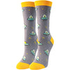 Women Alien Socks, Fun Socks, Alien Gift, Space Alien Socks, Cool Aliens Gift For Friend, Funny Socks, Alien Gifts for UFO Enthusiast, Outer Space Gifts