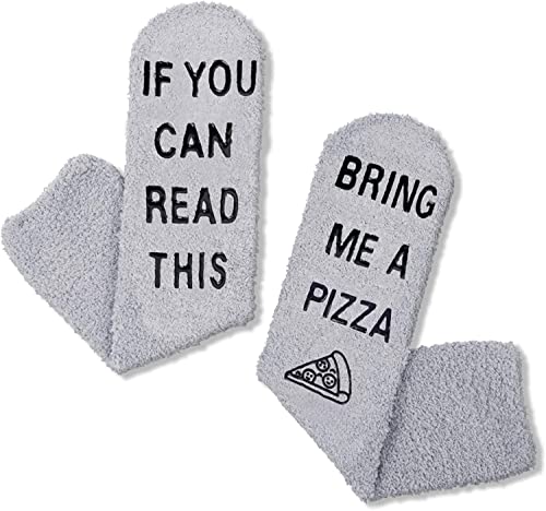 Funny Pizza Socks for Women, Novelty Pizza Gifts For Pizza Lovers, Anniversary Gift For Her, Gift For Mom, Funny Food Socks, Womens Pizza Themed Socks