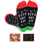 Christmas Light Socks, Funny Christmas Gifts for Men Women, Christmas Vacation Gifts, Xmas Gifts, Holiday Gifts, Santa Gift Stocking Stuffer Christmas Light Gifts