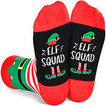 Funny Christmas Vacation Gifts for Kids, Funny Crazy Christmas Socks Holiday Socks for Childen, Christmas Elf Socks Santa Socks, Xmas Gifts Girls Boys, Gifts for 7-10 Years Old